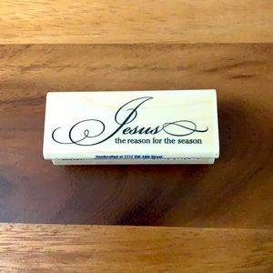 Stampabilities Wooden Stamp Reason for the Season